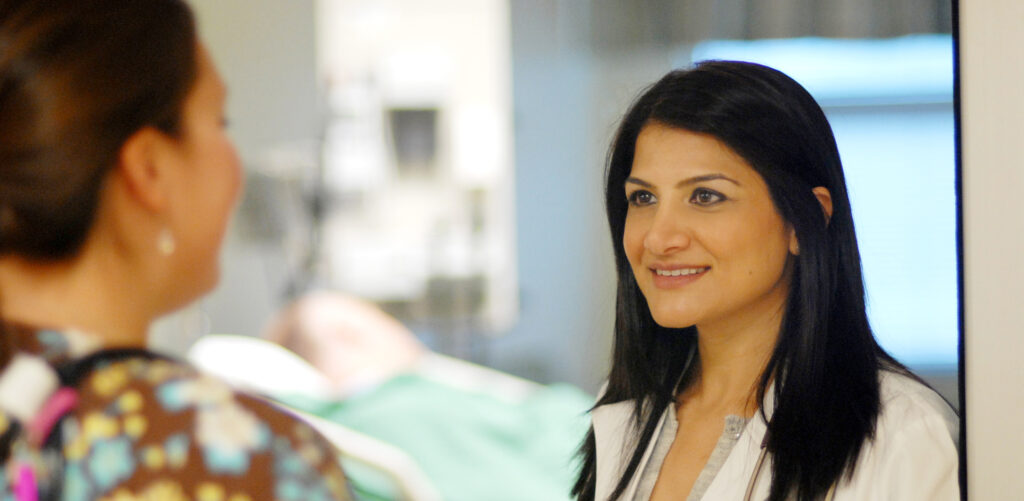 Doctor talks to Nurse